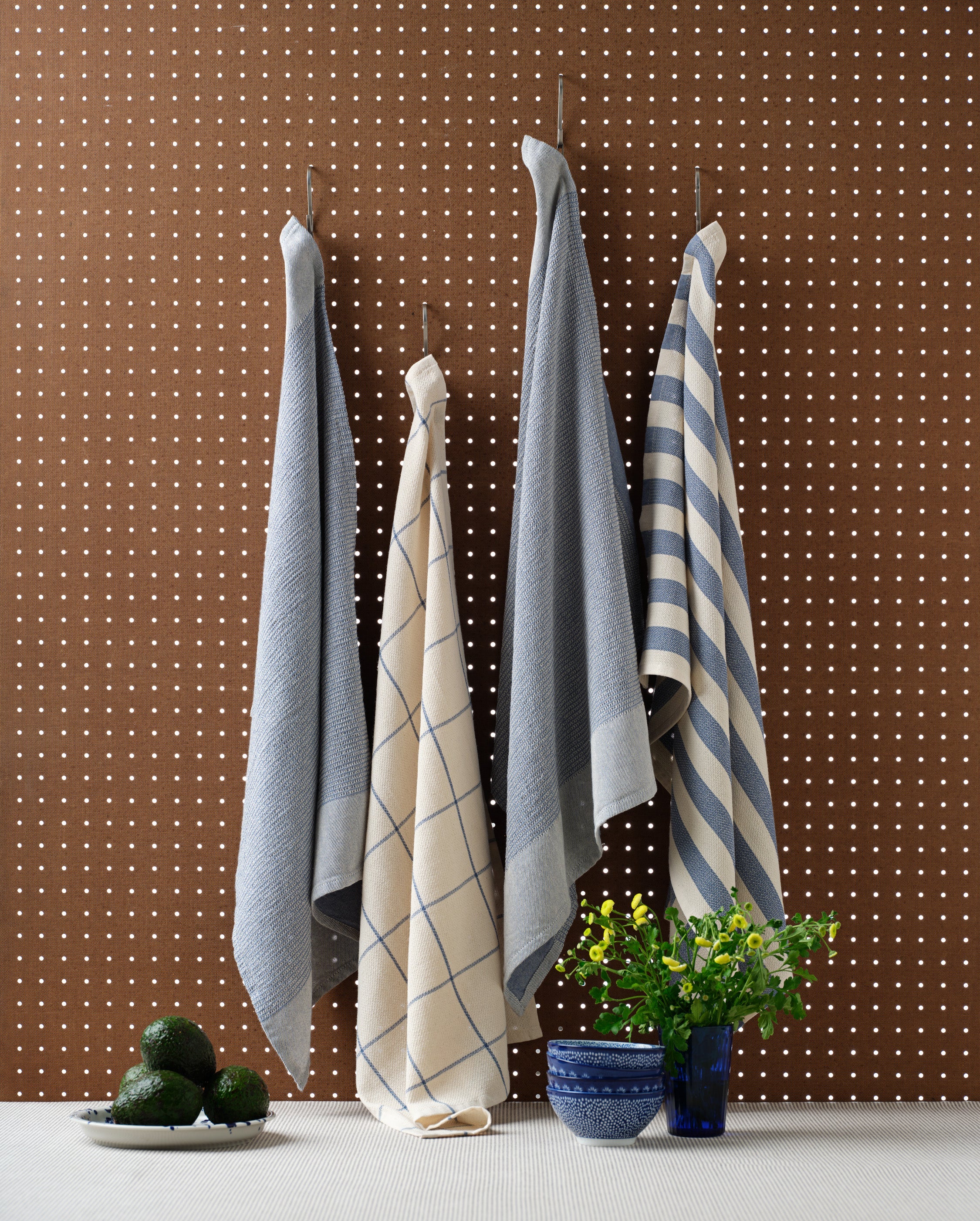 Cotton Kitchen Towels, Set of 4