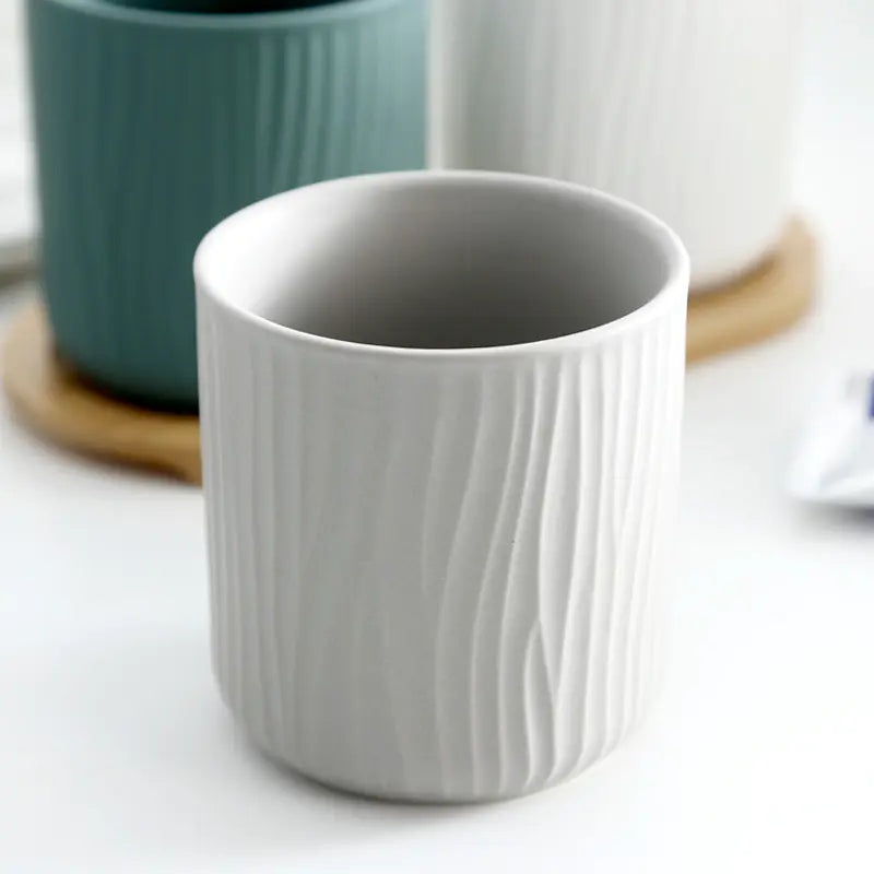 Ceramic Toothbrush Holder Set for Home and Hotels